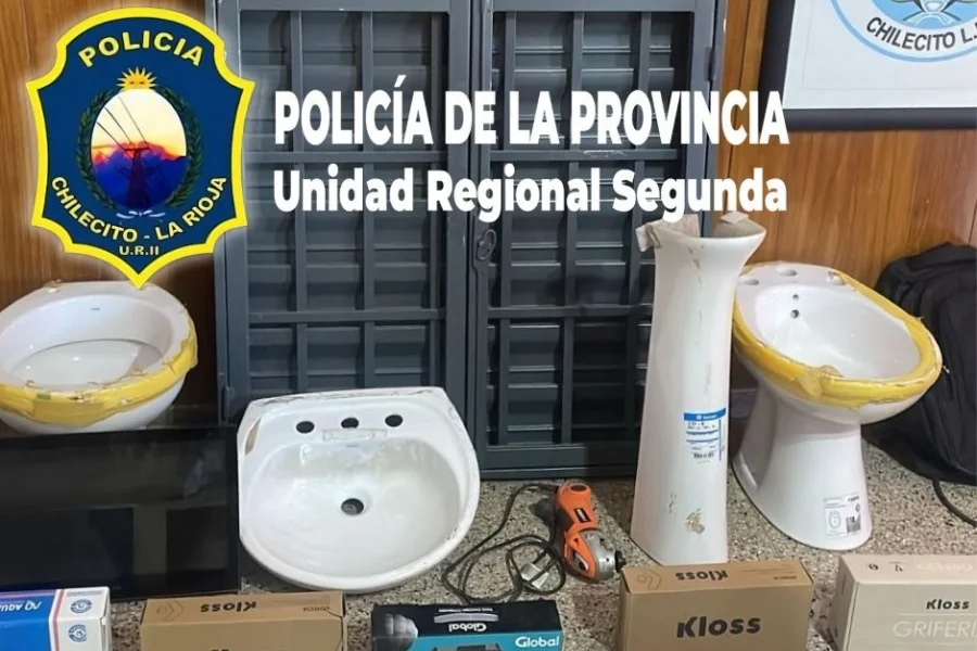 Secuestran varios elementos robados durante allanamientos en Chilecito
