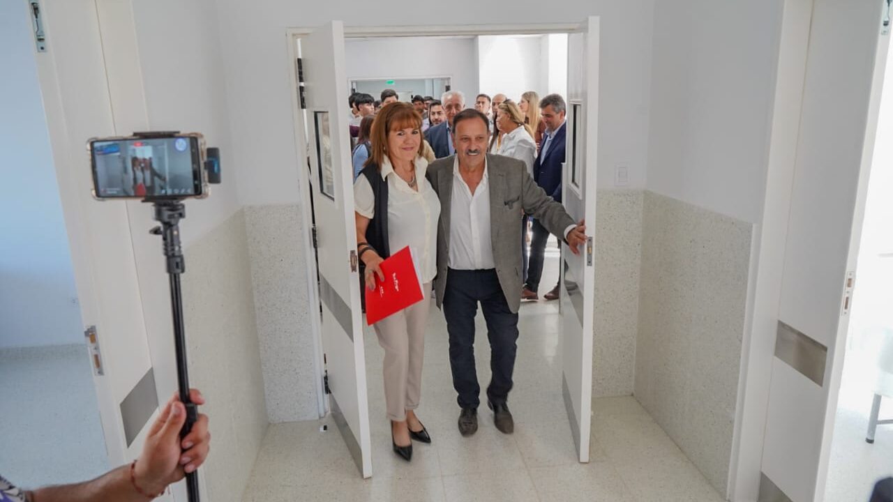 Quintela inauguró obras clave en el Hospital Luis Agote de Chamical