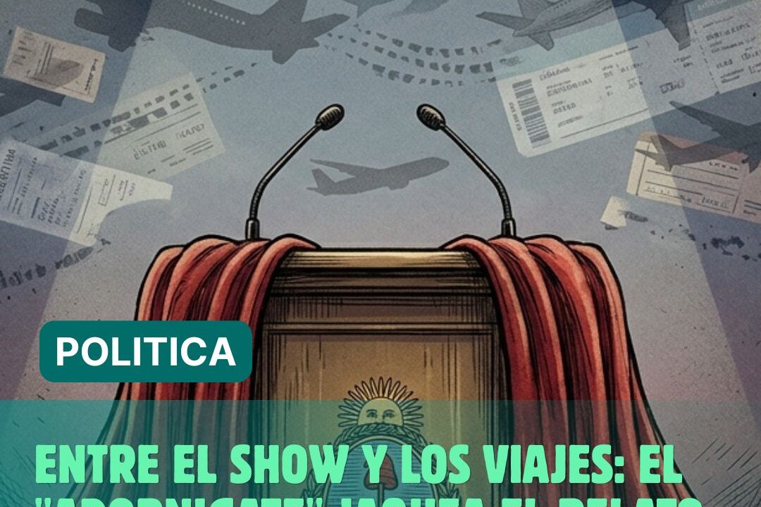 Entre escándalos y viajes presidenciales: El “AdorniGate” jaquea el relato oficial mientras las provincias sostienen la gestión real