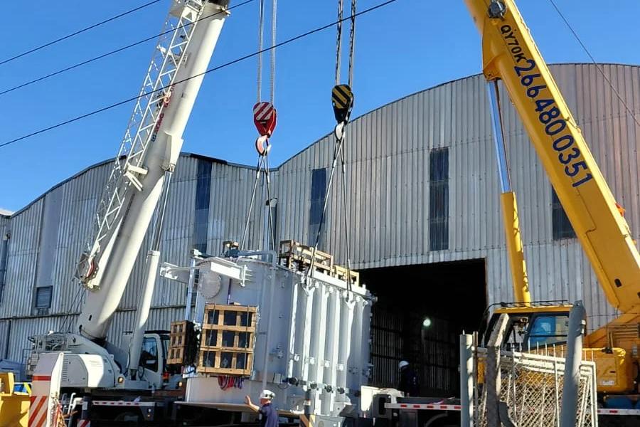 Edelar suma transformador de 60 MVA para mejorar la luz en La Rioja